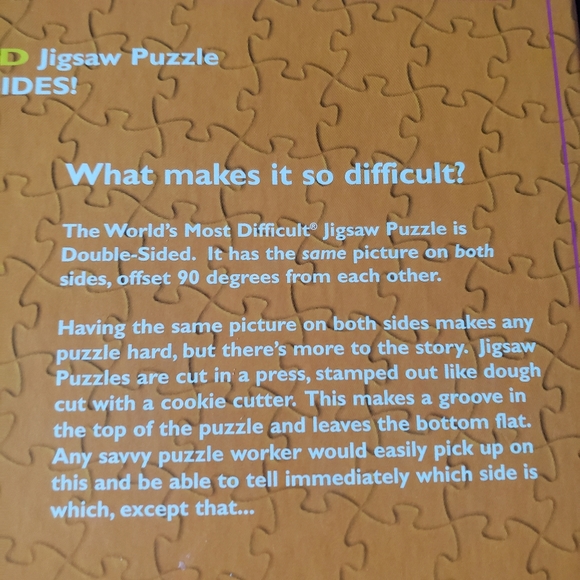 Just In: BGI World's Most Difficult Jigsaw Smiley Face Double-Sided Puzzle. - Picture 6 of 9